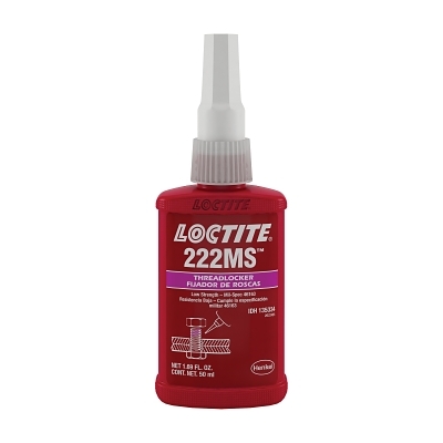 10-ML THREADLOCKER 222MSLOW STRENGTH/SMA